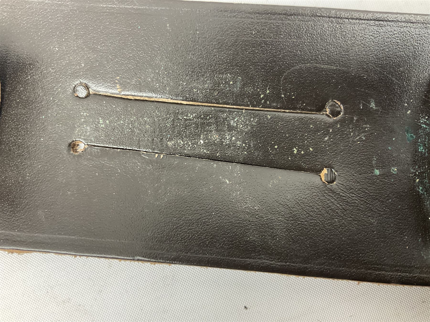 Bowie knife by J. Nowill & Sons Sheffield England Est. AD1700,  with 17.5cm steel blade, brass cross-piece, antler grip and alloy pommel; in leather sheath L32cm overall