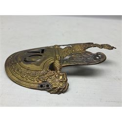 French 1st Empire 70th Infantry shako plate 1814 pattern