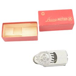 Leica M3 rangefinder camera body serial no. 837014 in Leitz case, with two Ernst Leitz GmbH Wetzlar lenses, comprising a Summarit f=5cm 1:15 lens serial no. 1515167 and a Hektor f=13.5cm 1:4.5 serial no. 1313114, both with lens covers, a Leica Meter in original box and other accessories all in carry case