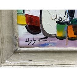 Cecil Rochfort D'oyly John (British 1906-1993): 'St Tropez - South of France', oil on board signed, titled verso 40cm x 50cm