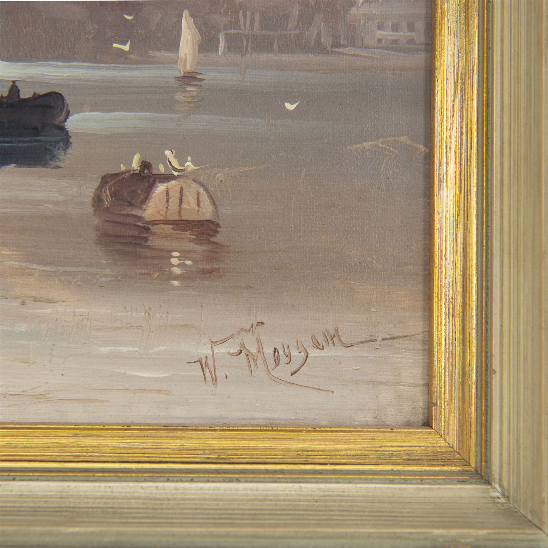 Walter Linsley Meegan (British c1860-1944): Scarborough and Whitby Harbour, pair oils on canvas signed 24cm x 34cm (2)