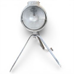 Bullfinch Lighting - collection of three gas floodlights on tripod bases (Medium Stands)