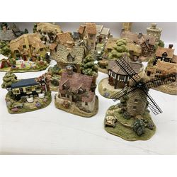 Twenty six Lilliput Lane models, to include Golden Harvest, Junk and Disorderley, Heaven Lea Cottage, Old Scrumpy Farm, Chantry Chapel Wakefield, etc, together with four similar cottages