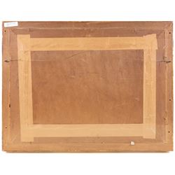 Robert Weir Allan (Scottish 1852-1942): 'Dunure Harbour' looking to Arran, watercolour signed, titled verso 33cm x 49cm 