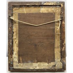 English School (Late 19th Century): Portrait of a Lady Painting, watercolour unsigned, inscribed 'S M Philipson - For Joseph Smallwood' verso, 23cm x 18cm