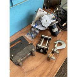 ATV Winch DA-2500 and Delta DW-1500i electric winch with accessories  - THIS LOT IS TO BE COLLECTED BY APPOINTMENT FROM DUGGLEBY STORAGE, GREAT HILL, EASTFIELD, SCARBOROUGH, YO11 3TX