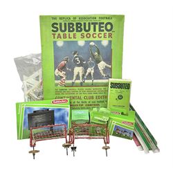 Subbuteo - Club Edition Gift Set, Scoreboard 61158, Outside Broadcast Unit 61208, TV Tower C110, part-set light weight team and further associated figures, accessories etc 