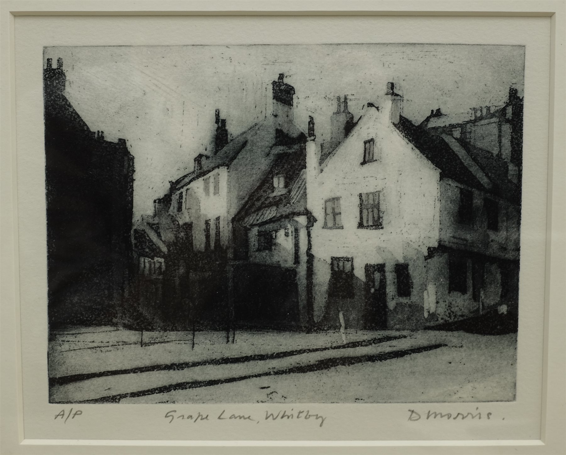 David Morris (British Contemporary) 'Grape Lane Whitby', artist's