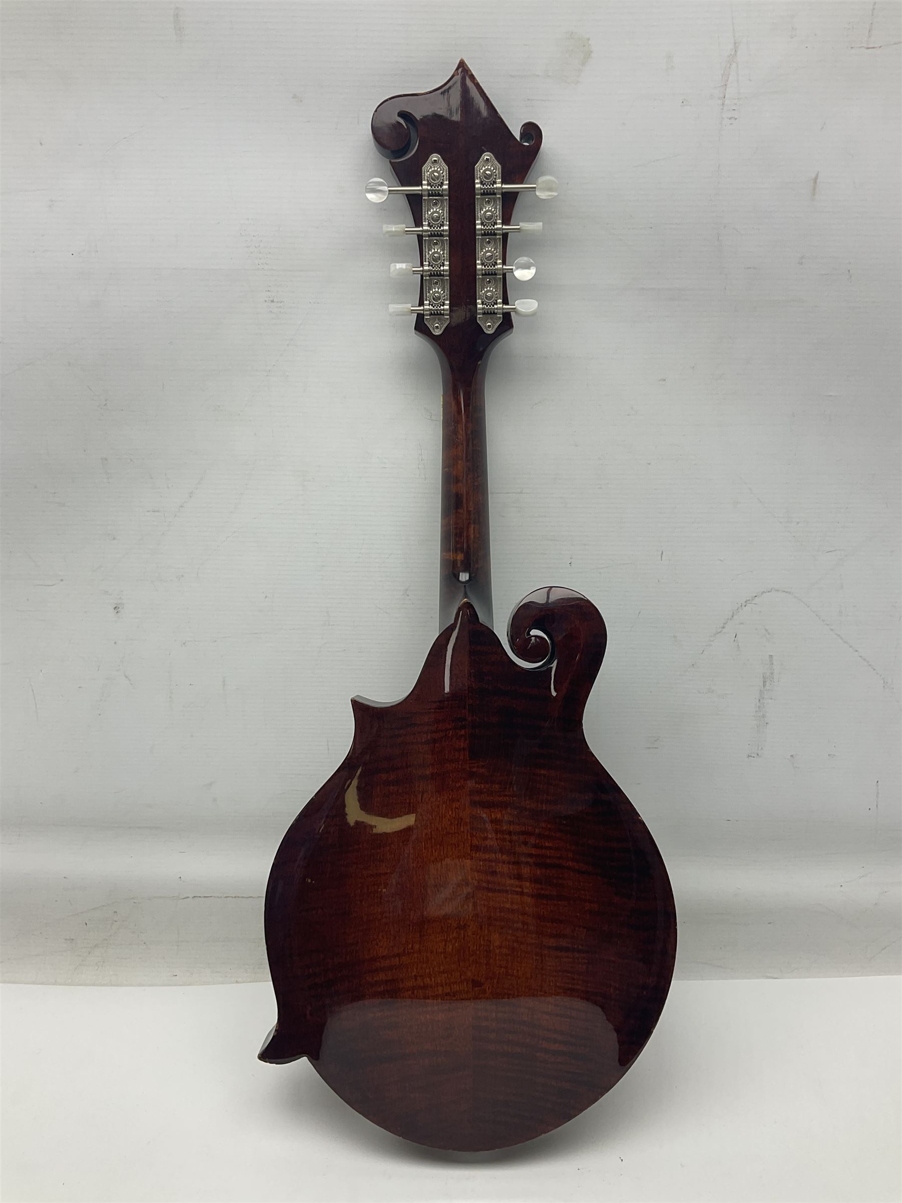 Eastman eight-string mandolin model MD514 2007 serial no.UK023 L68cm; in Hiscox hard carrying case