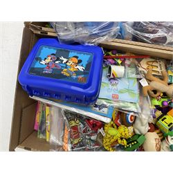 Large quantity of Mcdonalds toys to include Matchbox in four boxes