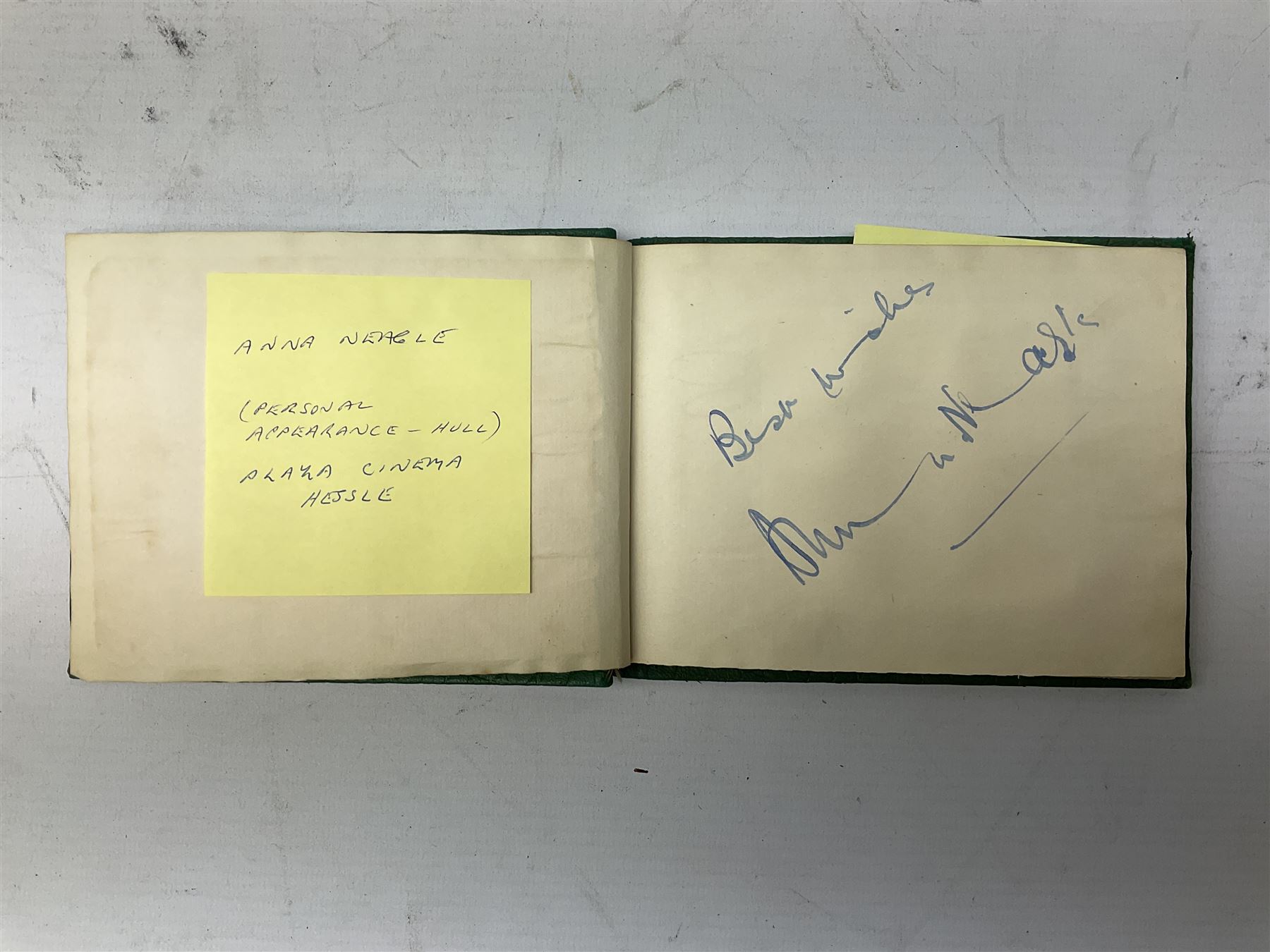 Autographs from film, stage, sporting personalities etc, including mid 20th century Hull City FC, Esmond Knight, John Clements, Kay Hammond, Richard Greene, Manning Whiley, Jerry Desmond etc, in albums, on pieces etc