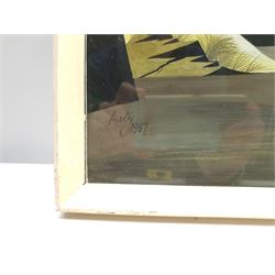 Harold Auty (British 20th century): 'Pirates of Penzance', gouache signed and dated 1967, titled verso 39cm x 61cm