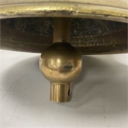 Early 20th century brass ship's bell, inscribed 'Saint George 1900 Liverpool', H40cm
