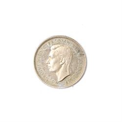 George III silver shilling 1787, Swedish Riksdaler 1/6, and other coins
