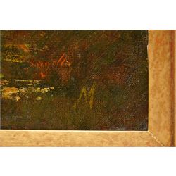 Frédéric Borgella (French 1833-1901): Figures in a Dense Woodland, oil on canvas faintly signed 52cm x 63cm
Provenance: Phillips London, 1928 lot 136, label verso