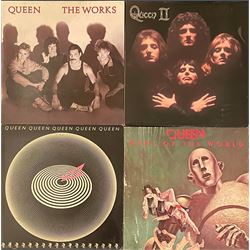 Queen LP's: News of The World (EMA 784), Jazz (EMA 788), Queen II (EMA 767) and Queen The Works (4)