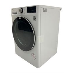 LGThinQ FDV909W Heat Pump 9kg tumble dryer