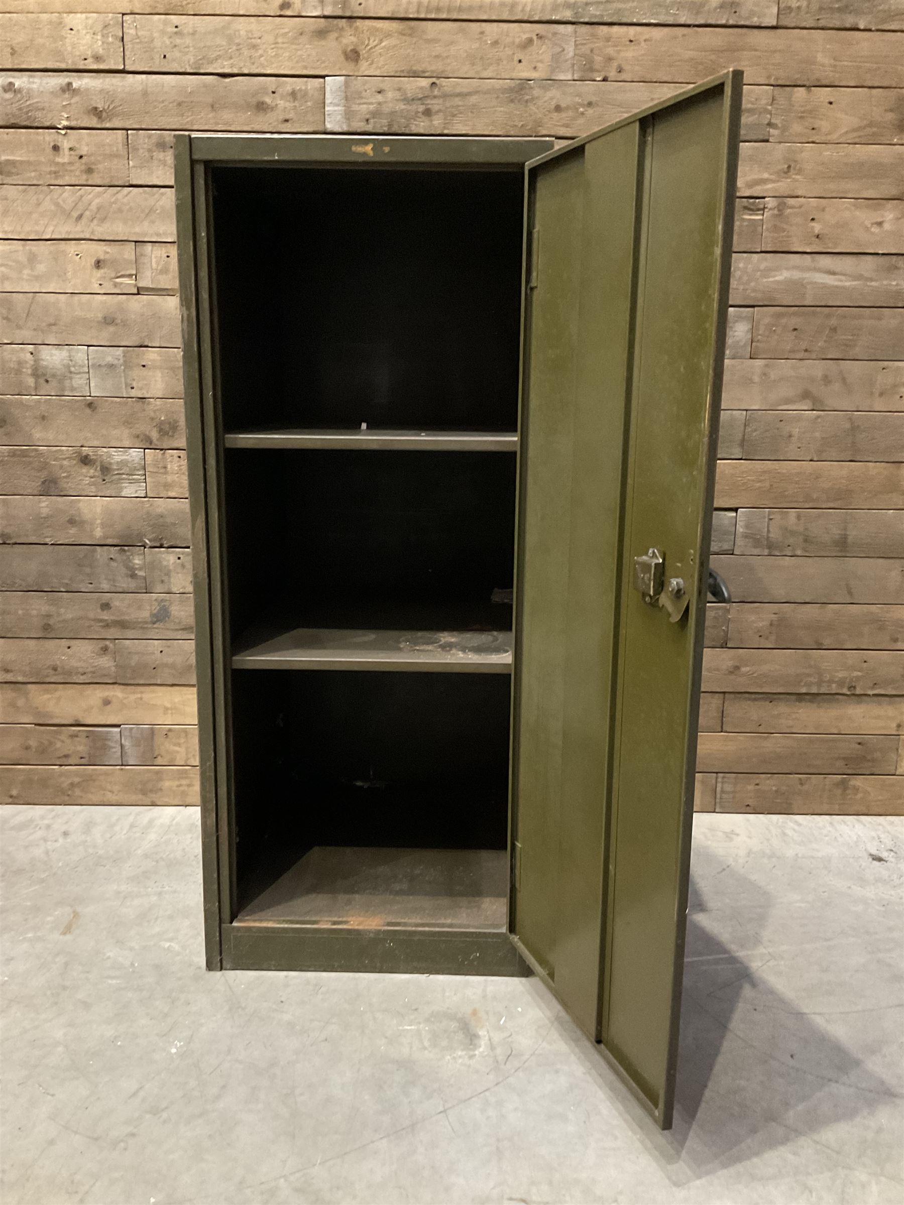 Art Metal Steel Office Furniture - mid-20th century lockable cupboard