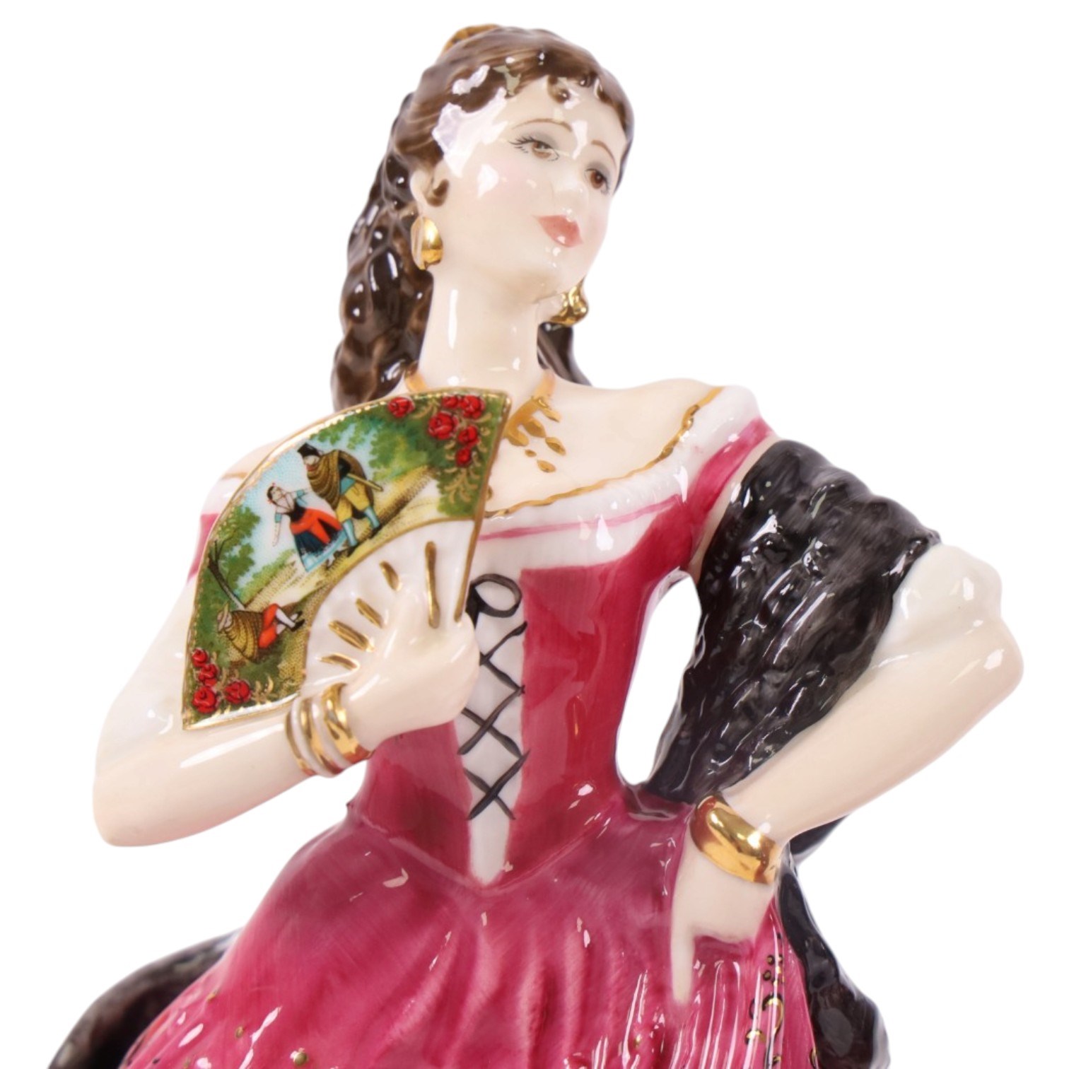 Two Royal Doulton figures, Carmen HN3993 and Mantilla HN2712