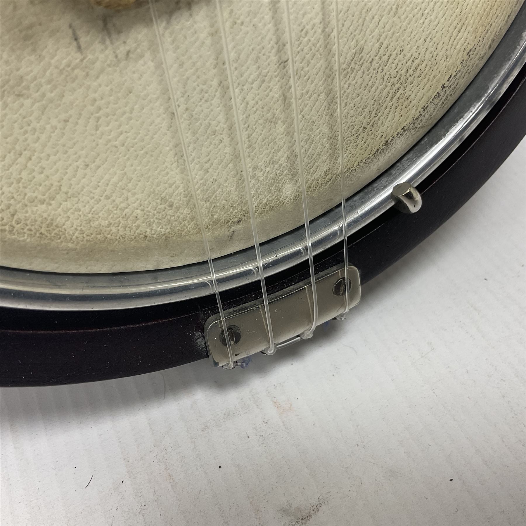 Keech 1920's four string model C Banjulele in its original case