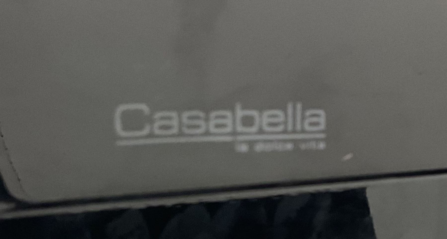 Casabella Dolce Vita black gloss and glass extending dining table, rectangular, and set six chairs black and white dining chairs