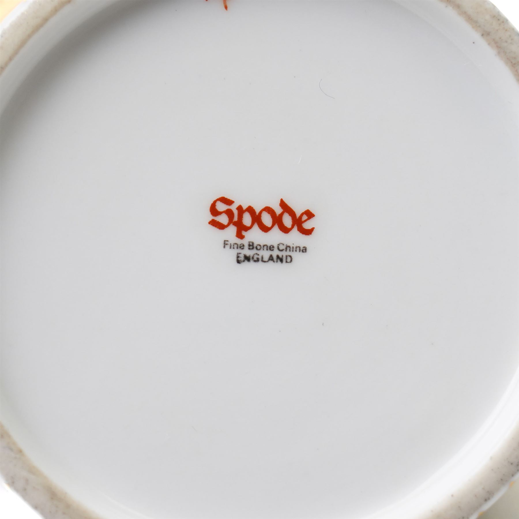 Royal Crown Derby Imari pattern 1128 wares, comprising two hexagonal tubular vases, one tray, one plate, and a collection of Spode items, one hexagonal vase with box (7)