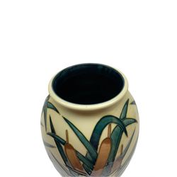 Moorcroft vase of shouldered ovoid form decorated in the 'Lamia' pattern by Rachel Bishop, impressed blue mark c1995, H25cm