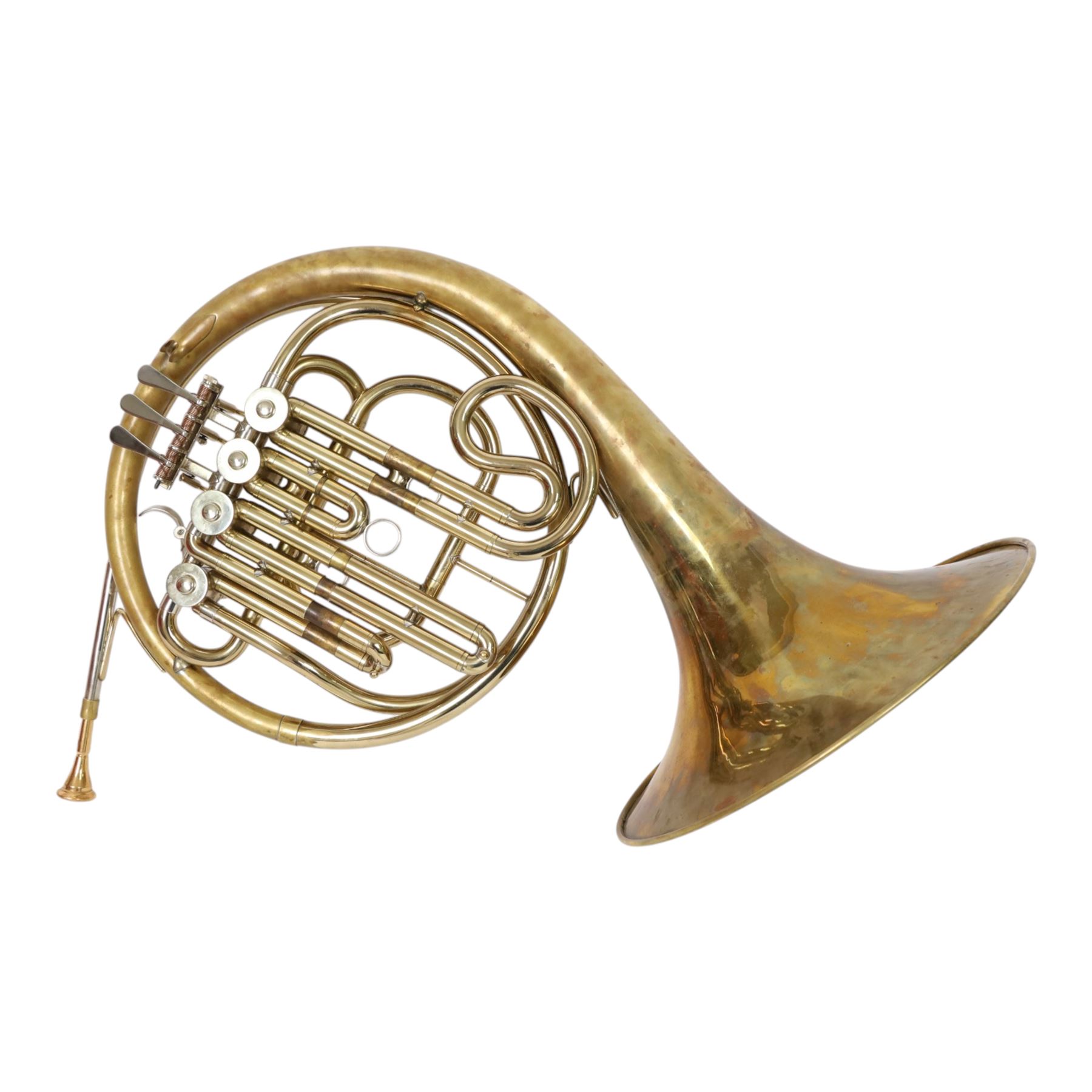 Boosey & Hawke B&H 400 French horn, in fitted hard case with Denis Wick mute