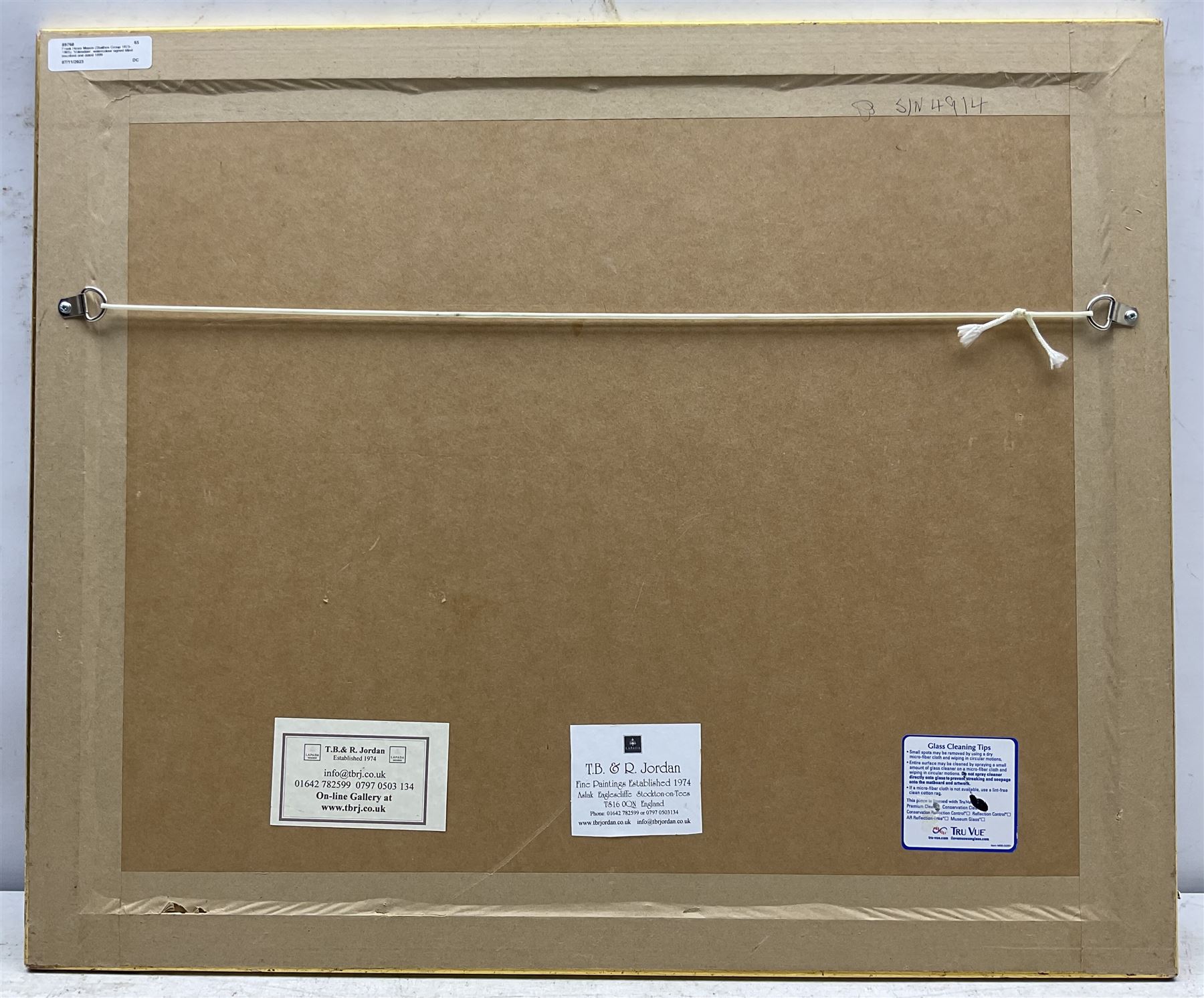 Frank Henry Mason (Staithes Group 1875-1965): 'Volendam', watercolour signed titled and inscribed 'To my friend W. Waite Sanderson 1899', 23cm x 34cm 
Provenance: with T B & R Jordan Fine Art Specialists, Stockton on Tees, label verso