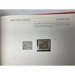 Royal Mail Queen Elizabeth II mint stamps in presentation packs, three part filled Stanley Gibbons 'Great Britain Special Stamps' albums, World stamps including Aden, Angola, Argentina, Australia etc, in various albums, in one box