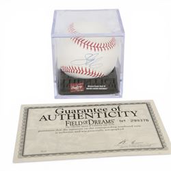 Signed Mike Piazza Rawlings baseball, contained within an acrylic display box, with Field ...