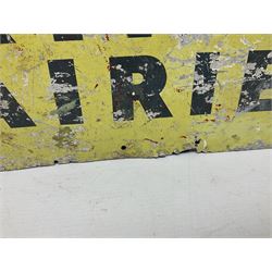 Northern Dairies Ice Cream aluminium advertising sign, W76cm H50cm