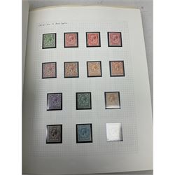 Mostly Great British King George V and later stamps, including marginal examples, 1924 British Empire Exhibition used and unused with singles, pairs and blocks, various controls etc, small number of Morocco Agencies overprints etc, King Edward VIII unused stamps, King George V 1939-48 used values to one pound including dark blue ten shillings etc, housed in 'The Sectional Imperial Album'