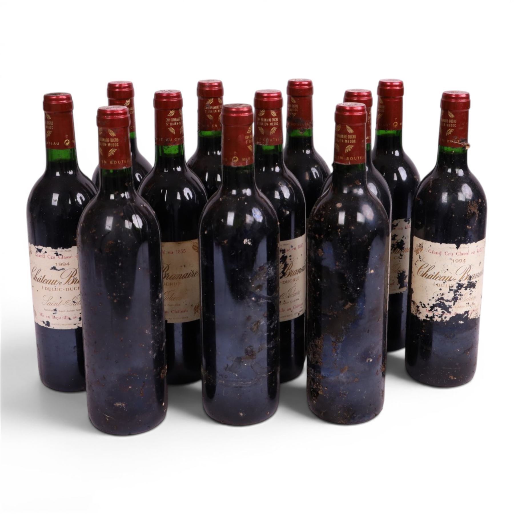 Château Branaire Duluc-Ducru 1994, saint Julien, 750ml, 13% vol, twelve bottles