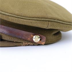 Royal Electrical and Mechanical Engineers, two caps and two officers berets, together with a spike bayonet 