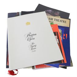 Collection of mid 20th century and later theatre brochures, including 1949/1950 Scarborough Open Air Theatre brochures