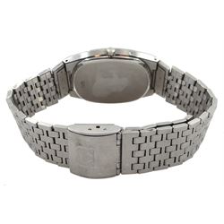 Omega De Ville stainless steel quartz gentleman's wristwatch, with date aperture, on original strap