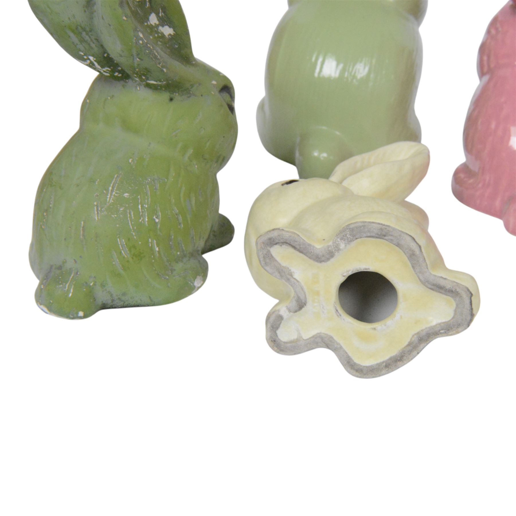 Collection of Sylvac and similar Rabbits, including model numbers 1065, 1026 etc, largest H24cm