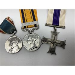 Imperial Service Medal awarded to James Roscow; four coronation medals for Edward VII, George VI and two Elizabeth II (both boxed); George V silver jubilee miniature; and two replica medals - Military Cross and Victoria South Africa 1877-8-9 (8)