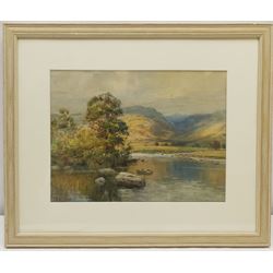 Alfred Wadham Sinclair (British/Australian 1866-1938): Llugwy Valley Wales, watercolour signed 23cm x 30cm