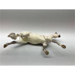 A Royal Doulton limited edition figure, Desert Orchid, 2563/7500, on wooden plinth, H32.5cm, with accompanying certificate. 