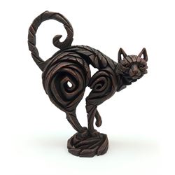 An Edge Sculpture by Matt Buckley, modelled as a cat, with marks to base, H37cm. 