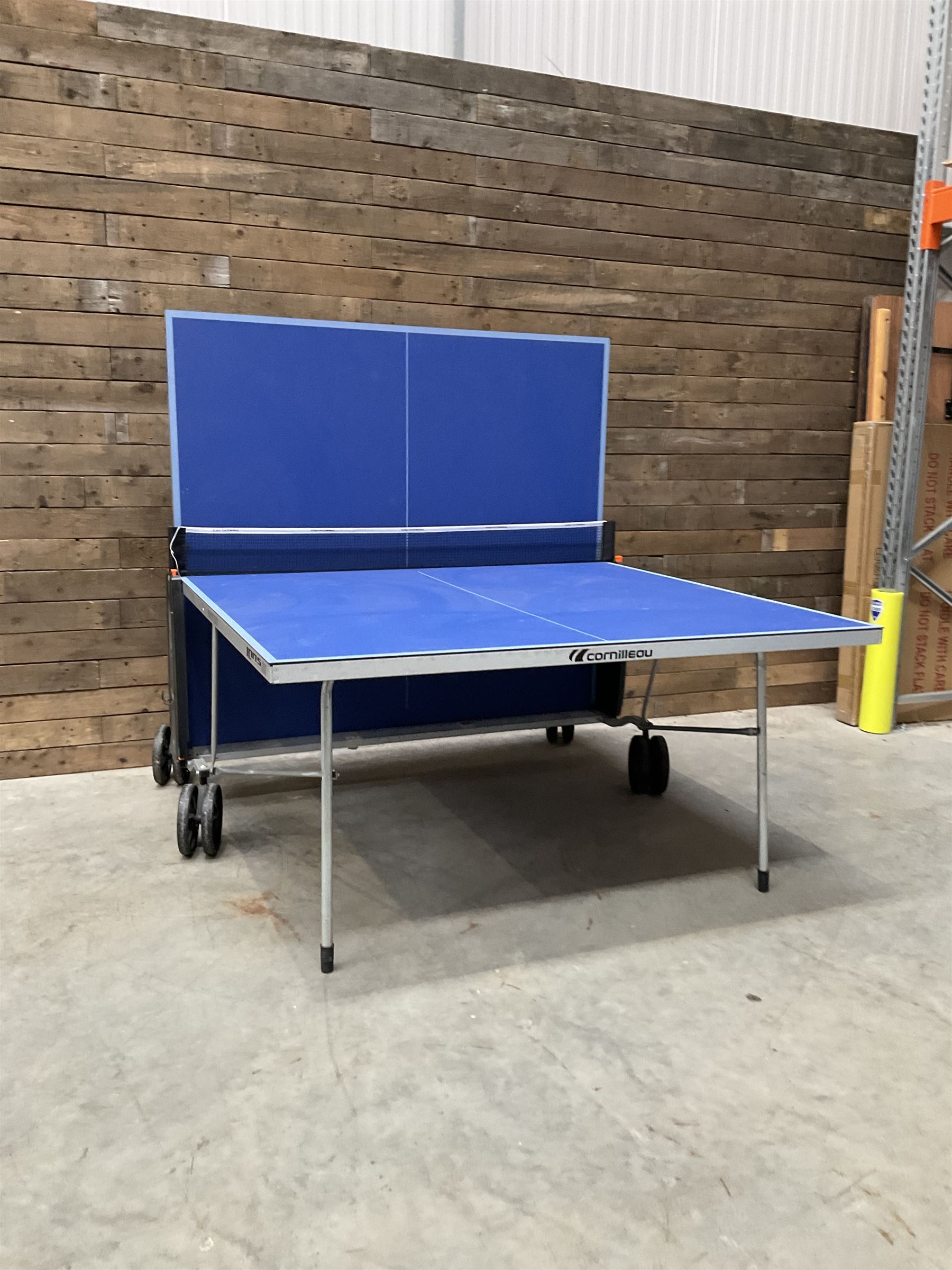 Cornilleau 100S crossover table tennis table, folding with cover