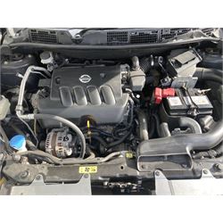 2009 Nissan Qashqai N-Tec 4WD CVT. 5 door hatchback, 4 wheel drive automatic, metallic black, 2 litre petrol, 2 keys, V5 present. Personalised plate BT07 BGT. Service History, New battery fitted. 45,600 miles. Selling on behalf of the executors of a local estate.

Alternative buyers premium rate applies of 10% + VAT. - THIS LOT IS TO BE COLLECTED BY APPOINTMENT FROM DUGGLEBY STORAGE, GREAT HILL, EASTFIELD, SCARBOROUGH, YO11 3TX