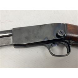 FIREARMS CERTIFICATE REQUIRED - Belgian Browning FN pump action .22 LR rifle, the 56cm(22