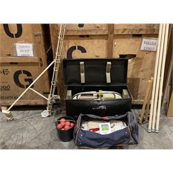 Bola Cricket bowling ball machine, cased with tripod legs and accessories - THIS LOT IS TO BE COLLECTED BY APPOINTMENT FROM DUGGLEBY STORAGE, GREAT HILL, EASTFIELD, SCARBOROUGH, YO11 3TX