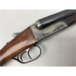 SHOTGUN CERTIFICATE REQUIRED – Spanish AYA 12-bore side-by-side double barrel boxlock ejector shotgun, 71cm(28