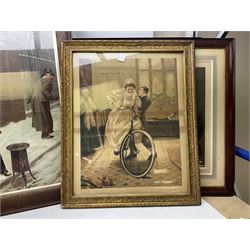 After Charles Haigh Wood 'To be or not to be' colour print, together with collection of early 20th Century prints (10) 