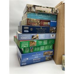 Quantity of boxed jigsaw puzzles