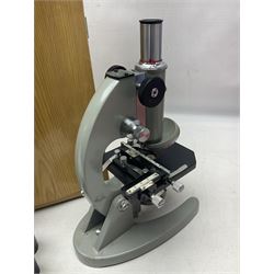 Biological Microscope XSP-13A in wood box